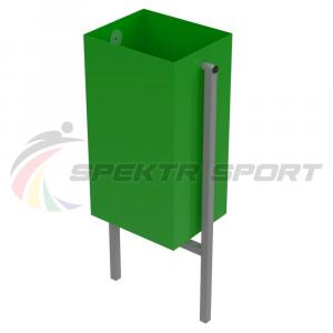 Купить Урна для мусора прямоугольная 370х250х650 мм в Кизилюрте 