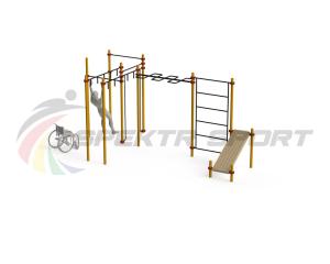 Купить Спортивный комплекс для инвалидов-колясочников WRK-D17_76mm в Кизилюрте 