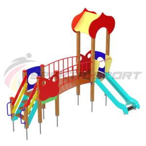 Купить Детский игровой комплекс Полянка ДИК 1603 в Кизилюрте 