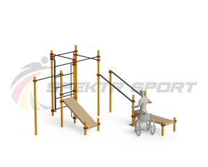 Купить Спортивный комплекс для инвалидов-колясочников WRK-D20_76mm в Кизилюрте 